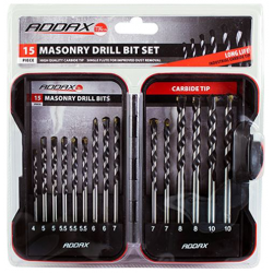 Timco M15SET Masonry Drill Bit Set 15pc