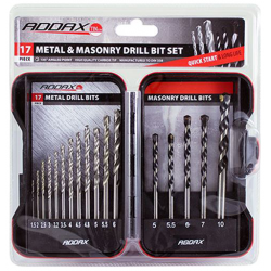 Timco MIX17SET Jobber & Ms/Bit Set 17pc