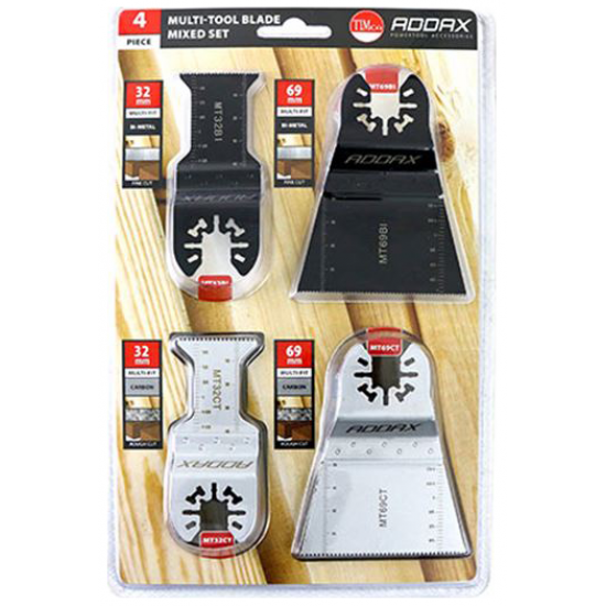 Timco MT4PSET Multi-Tool Blade Set 4 piece