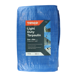 Light Duty Tarpaulin Blue_5 x 8m