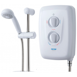 Triton AVENA8 Avena Electric Shower 8.5kW White/Chrome - SPAVENA8