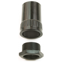 Plastic Conduit Female Adaptor 25mm Black
