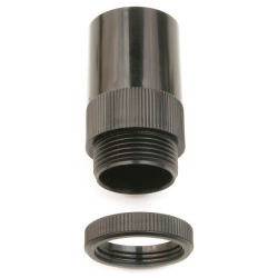 Plastic Conduit Male Adaptor 25mm Black
