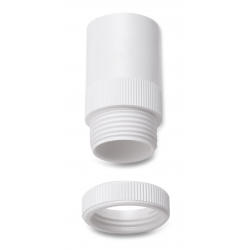 Plastic Conduit Male Adaptor 25mm White
