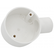 Plastic Conduit End Box 20mm White