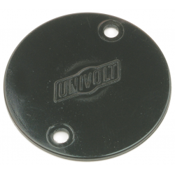 Plastic Conduit Box Lid Black