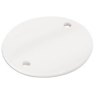 Plastic Conduit Box Lid White