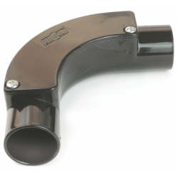 Plastic Conduit Inspection Bend 25mm Black
