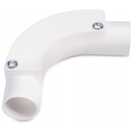 Plastic Conduit Inspection Bend 25mm White