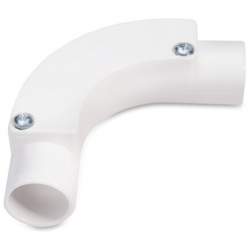 Plastic Conduit Inspection Bend 25mm White