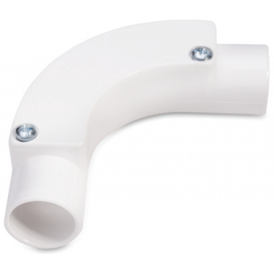 Plastic Conduit Inspection Bend 25mm White