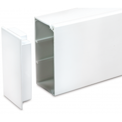 ME 50/100 WH Plastic Trunking End Cap