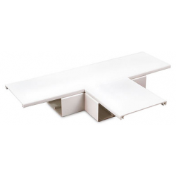 MFT 50/50 WH Plastic Trunking Flat Tee