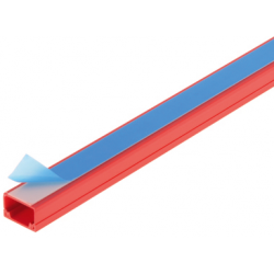 Self Adhesive Trunking 25x16mm RED 3M Length