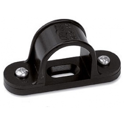 Plastic Conduit Spacer Saddle 25mm Black