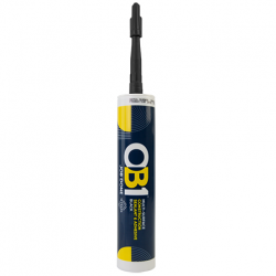 Unicrimp Black OB1 Multi Surface Sealant and Adhesive 290ml OB1SCS290BL