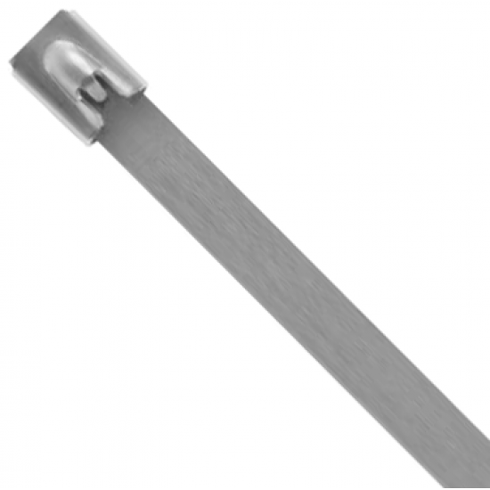 300x4.6mm Steel cable ties x 100