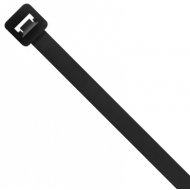 200mmx4.8mm Cable Tie Black 100pk
