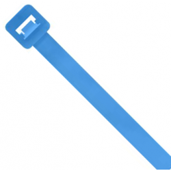 140mmx3.6mm Cable Tie Blue 100pk