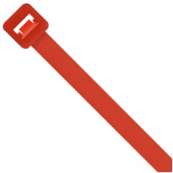 200mmx4.8mm Cable Tie Red 100pk