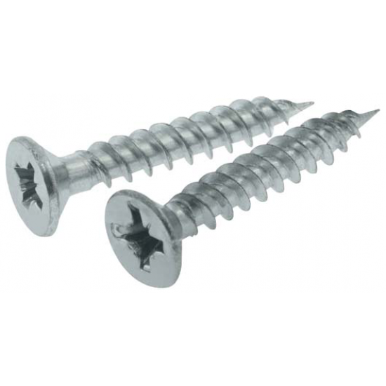 Pozi Woodscrews BZP 8x21/2 200pk