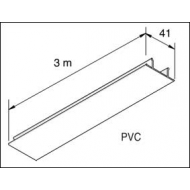 Strut Plastic Lid 3Mtr White