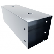 75x75 single compartment steel cable trunking