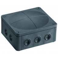 Wiska 10101460 Combi 1210 BK Junction Box IP66 Adaptable Box 160x140x81mm Black