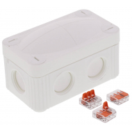 Wiska 10109573 Combi 206 WH Junction Box IP66 Adaptable Box 85x49x51mm White