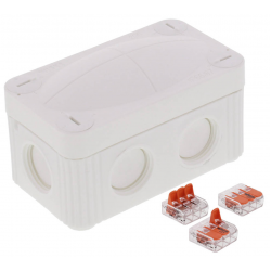 Wiska 10109573 Combi 206 WH Junction Box IP66 Adaptable Box 85x49x51mm White