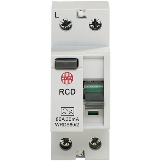 Wylex WRDS80/2 RCD DP Class A 80A 30mA
